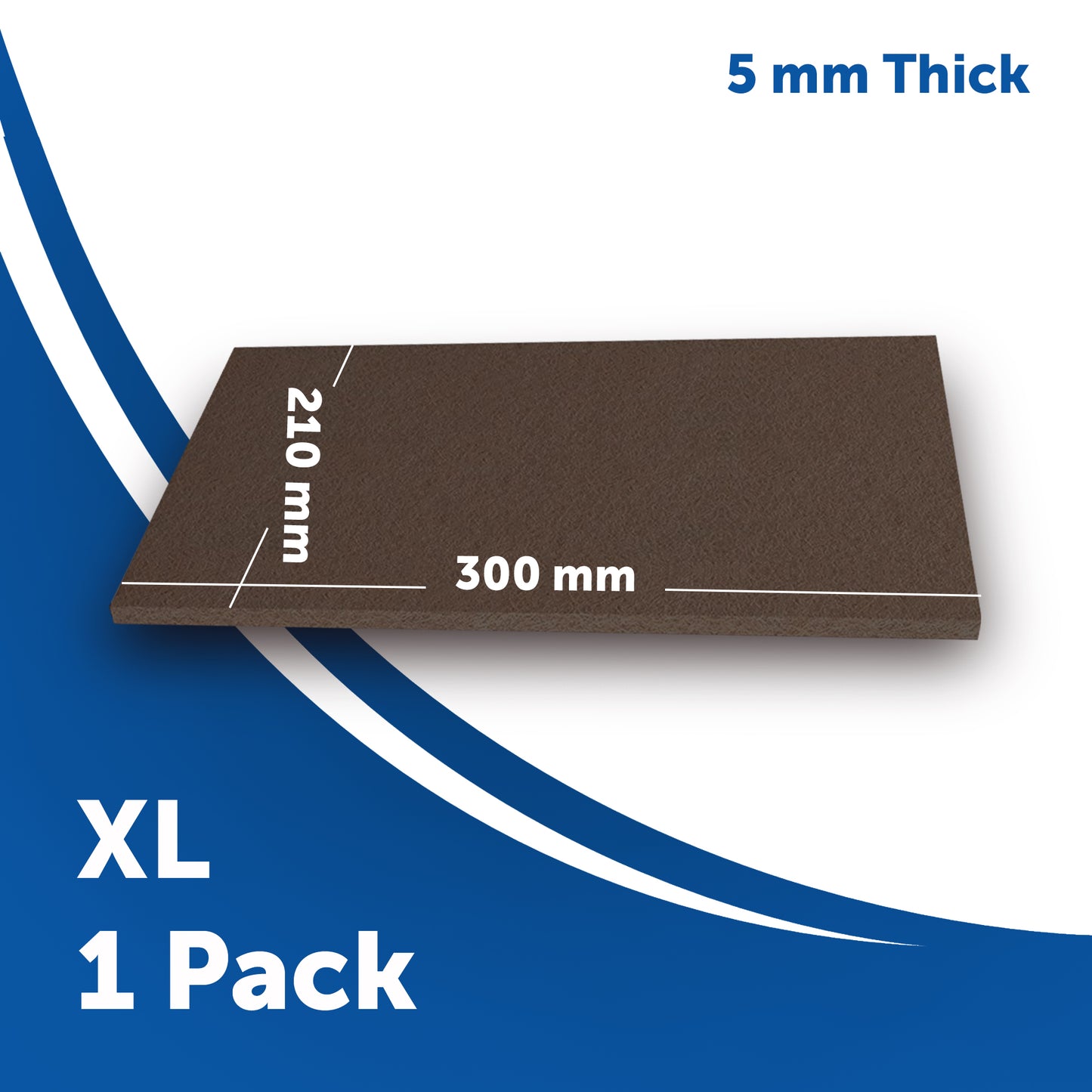 Chair Leg Floor Protectors Furniture Felt Pads Beige and Brown Extra Large Sheets 30 x 21 cm Hardwood Floor Protector 5mm thick