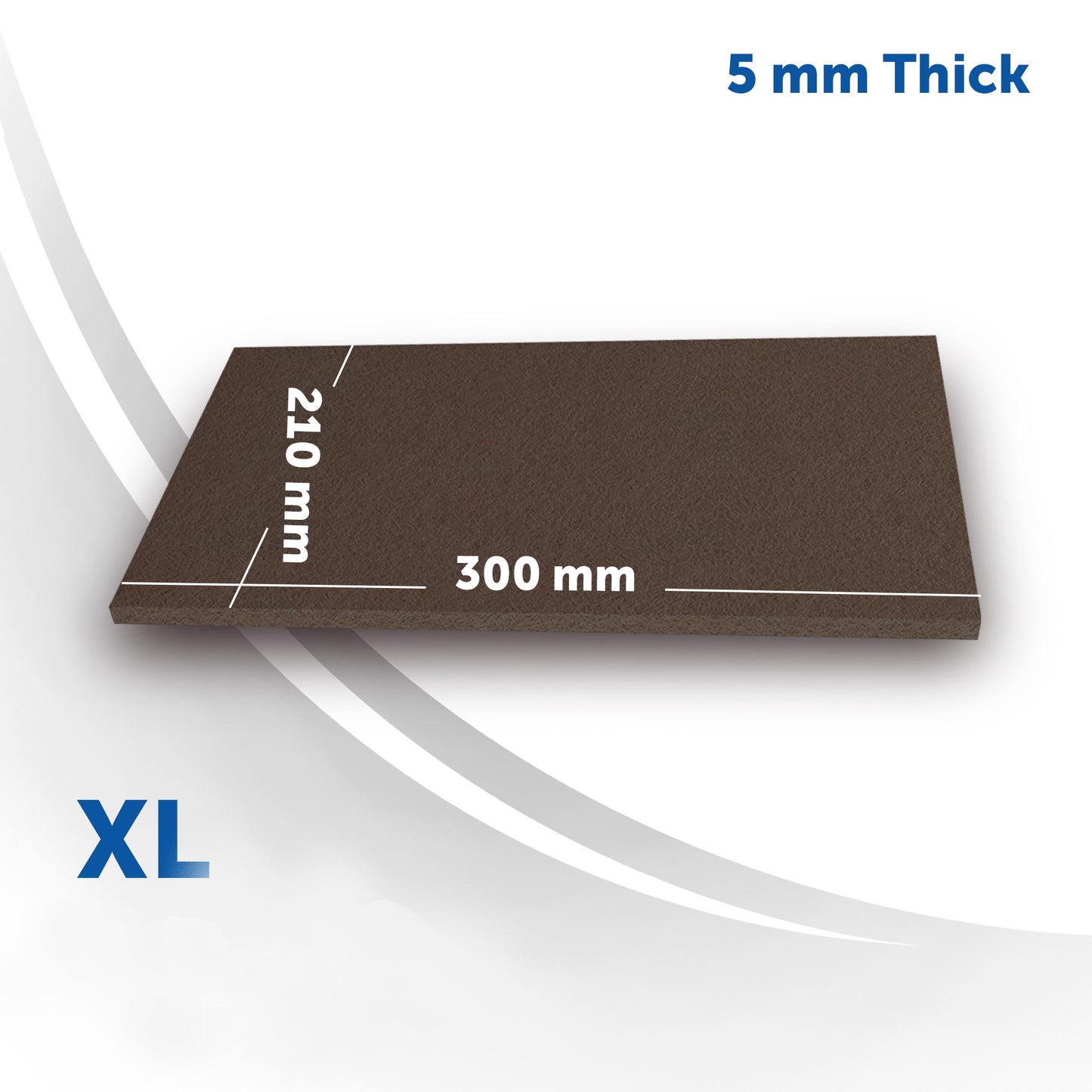 Chair Leg Floor Protectors Furniture Felt Pads Beige and Brown Extra Large Sheets 30 x 21 cm Hardwood Floor Protector 5mm thick