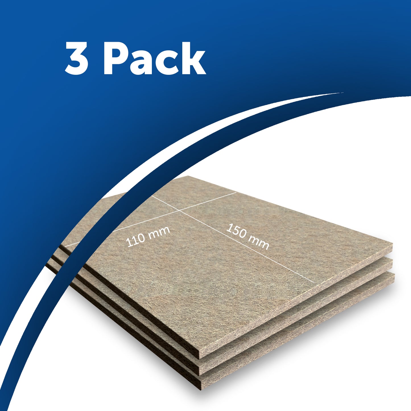 Furniture Felt Pads Floor Protectors 11x15cm Heavy Duty Felt Sheets 5mm Cut Best Adhesive Felt Pads for Furniture Feet Chair Leg Floor Protectors