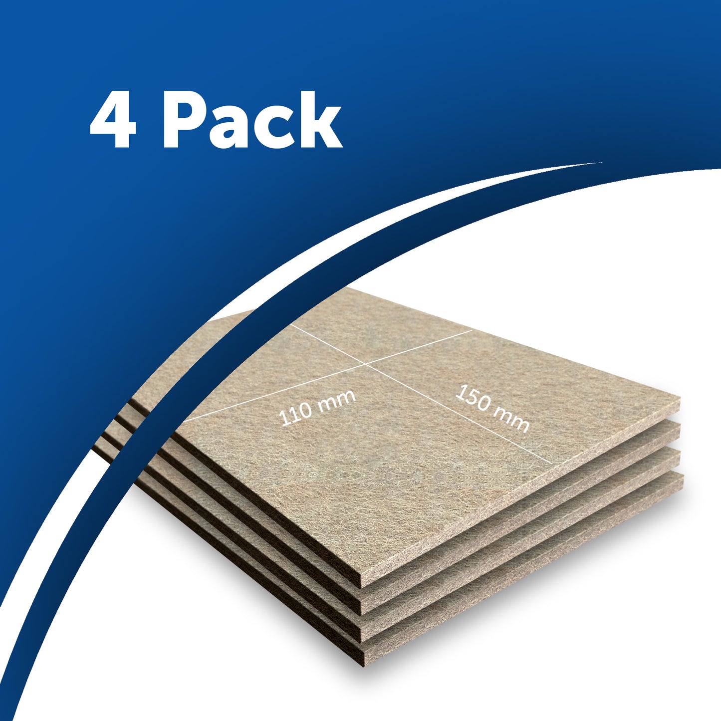Furniture Felt Pads Floor Protectors 11x15cm Heavy Duty Felt Sheets 5mm Cut Best Adhesive Felt Pads for Furniture Feet Chair Leg Floor Protectors