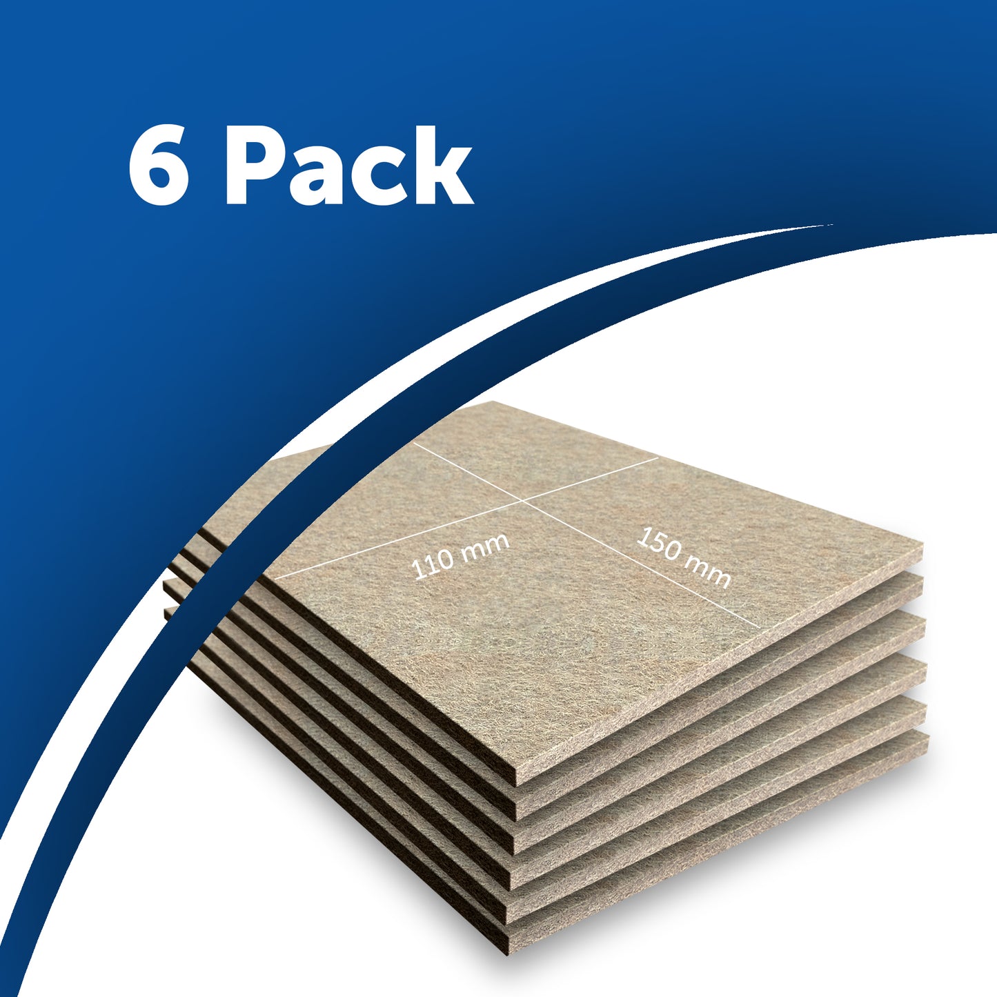 Furniture Felt Pads Floor Protectors 11x15cm Heavy Duty Felt Sheets 5mm Cut Best Adhesive Felt Pads for Furniture Feet Chair Leg Floor Protectors