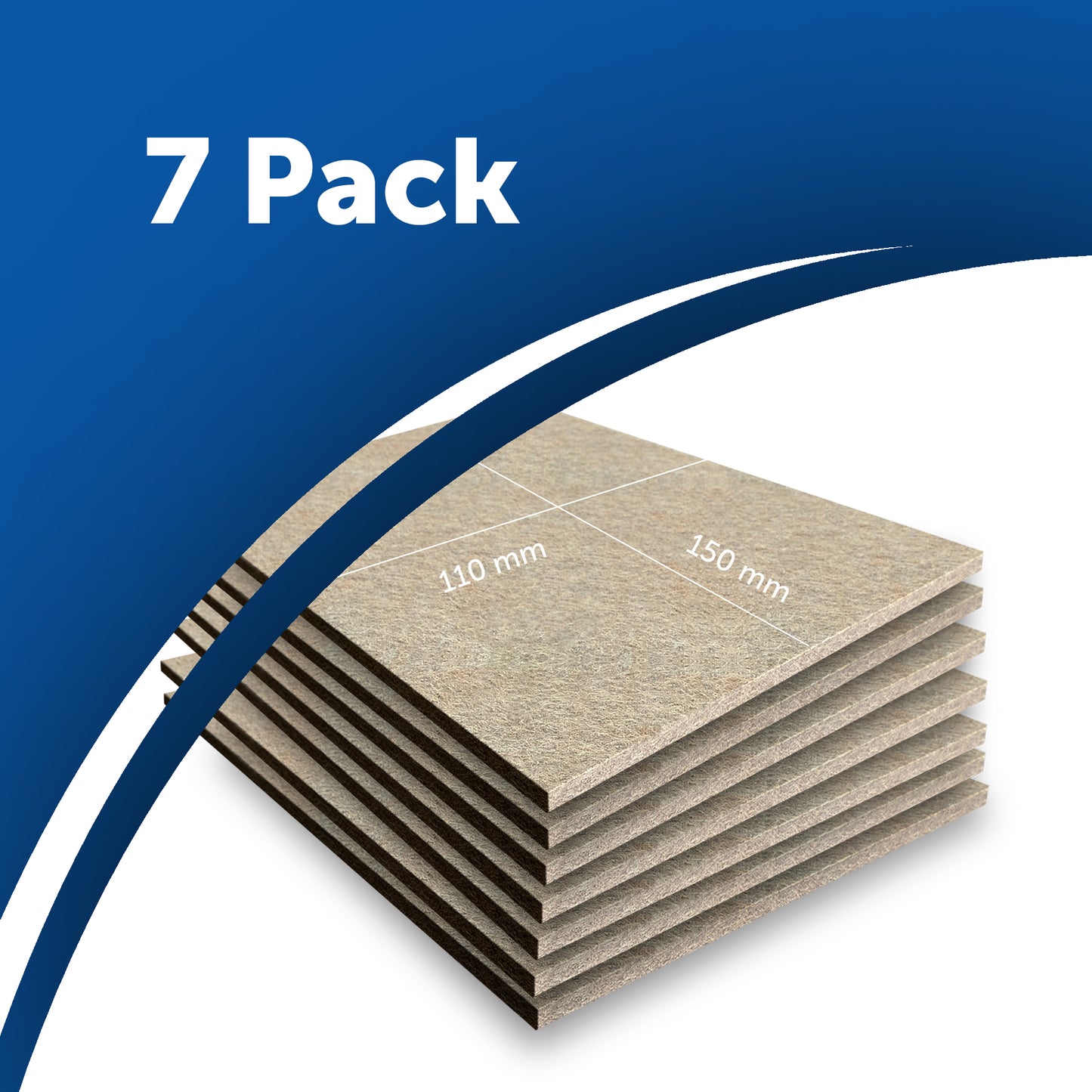 Furniture Felt Pads Floor Protectors 11x15cm Heavy Duty Felt Sheets 5mm Cut Best Adhesive Felt Pads for Furniture Feet Chair Leg Floor Protectors