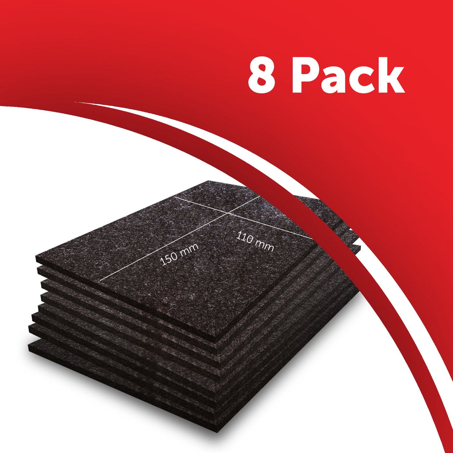 Furniture Felt Pads Floor Protectors 11x15cm Heavy Duty Felt Sheets 5mm Cut Best Adhesive Felt Pads for Furniture Feet Chair Leg Floor Protectors