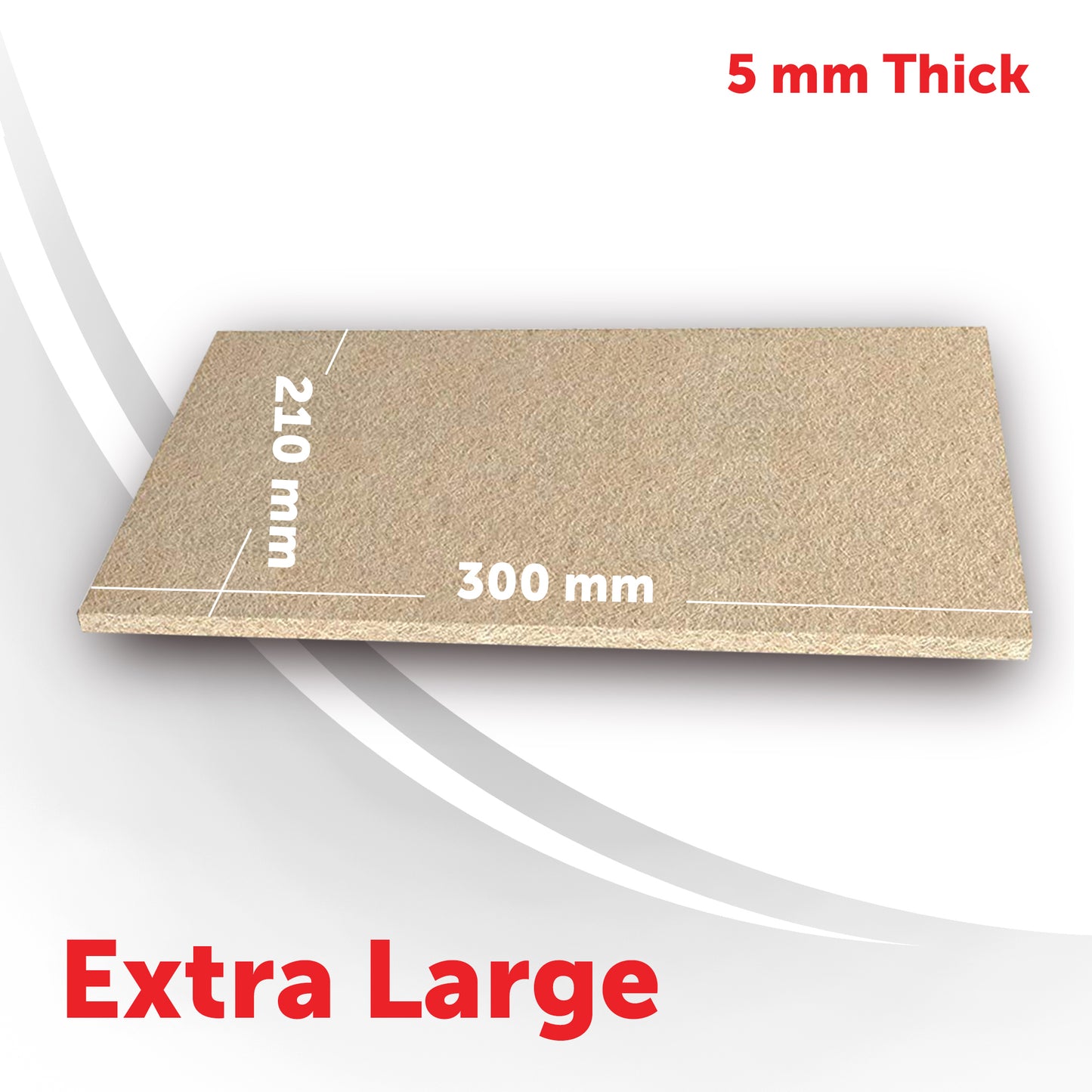Chair Leg Floor Protectors Furniture Felt Pads Beige and Brown Extra Large Sheets 30 x 21 cm Hardwood Floor Protector 5mm thick
