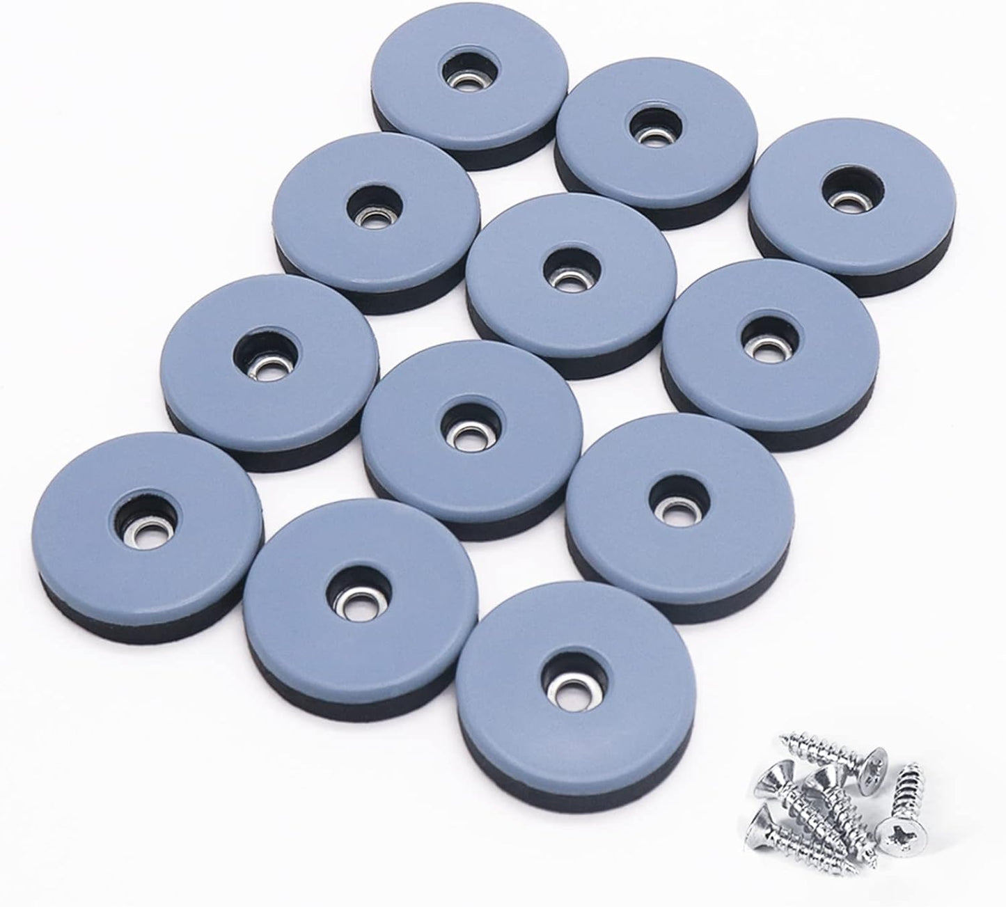 Chair Leg Floor Protectors Diameter 5mm Thick Screw In Glides for Hard surface and Carpets