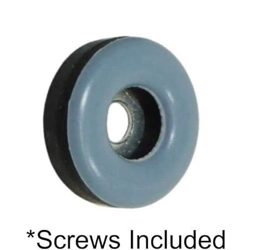 Chair Leg Floor Protectors Diameter 5mm Thick Screw In Glides for Hard surface and Carpets