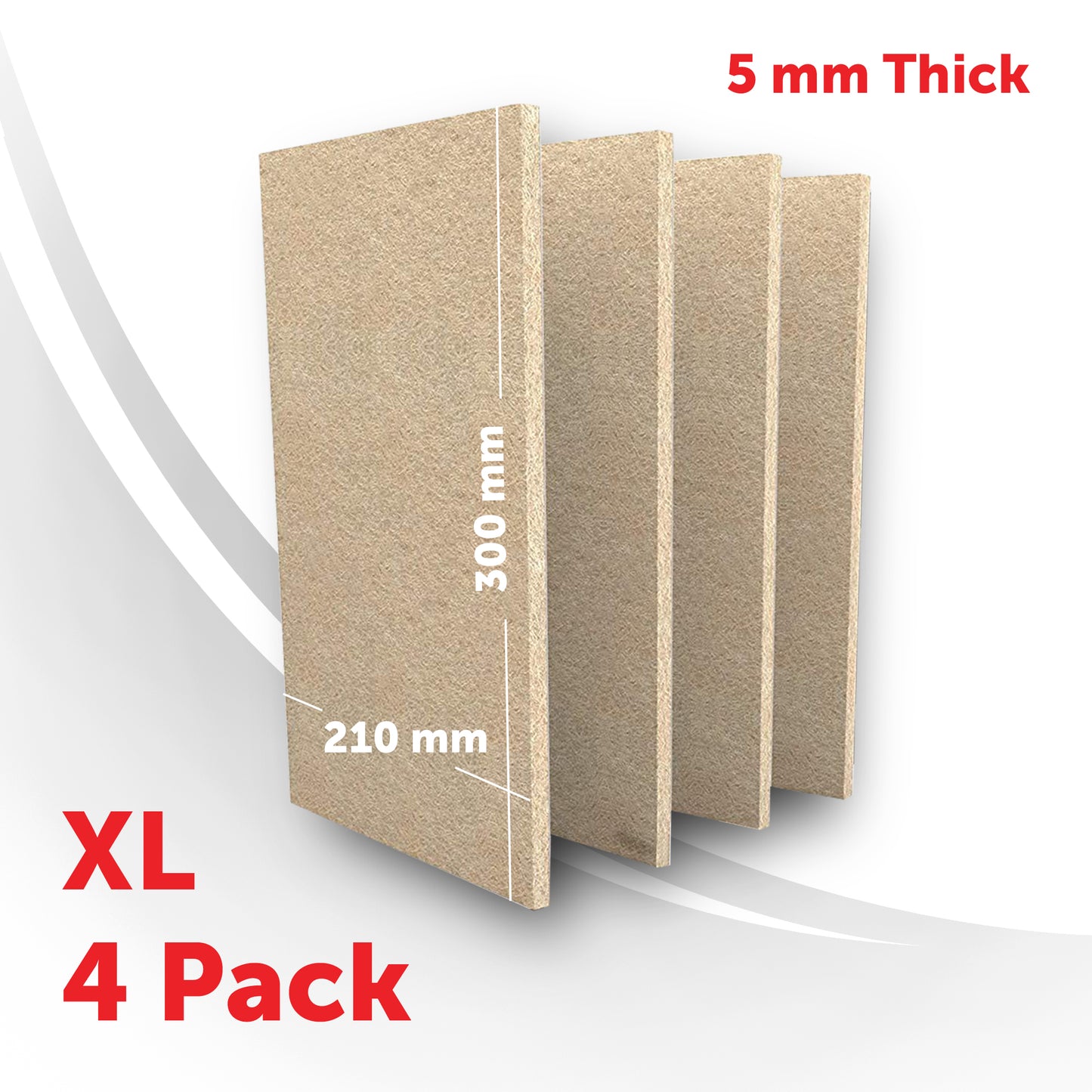 Chair Leg Floor Protectors Furniture Felt Pads Beige and Brown Extra Large Sheets 30 x 21 cm Hardwood Floor Protector 5mm thick