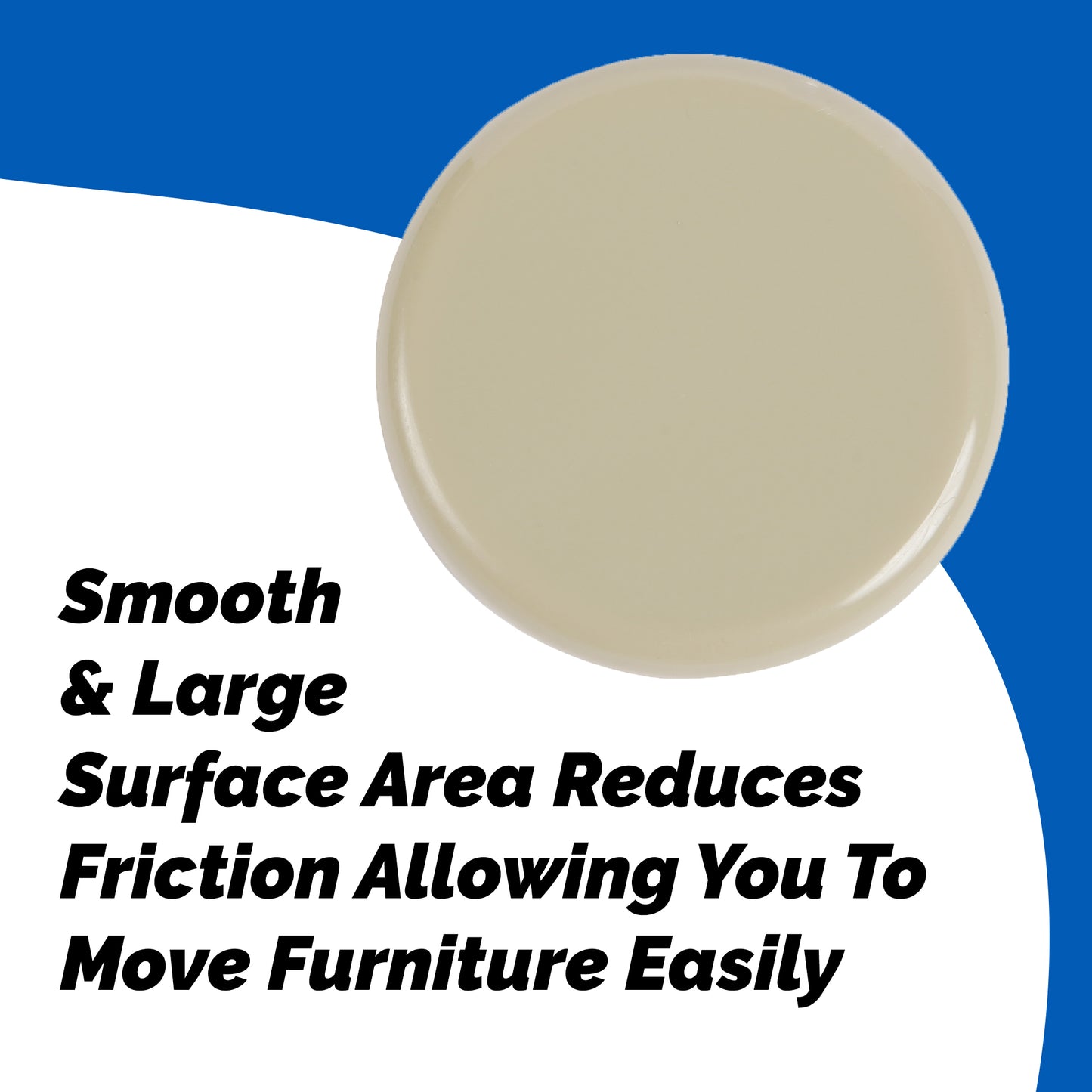 Furniture Sliders For Carpet, Heavy Duty Furniture Sliders 89mm Diameter