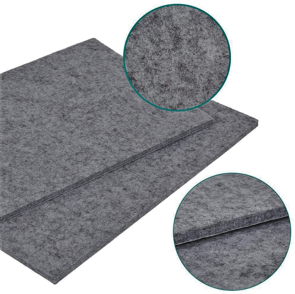 Chair Leg Protectors Grey Furniture Felt Pads Floor Protectors 11x15cm Heavy Duty Felt Sheets 5mm Furniture Feet Chair Legs